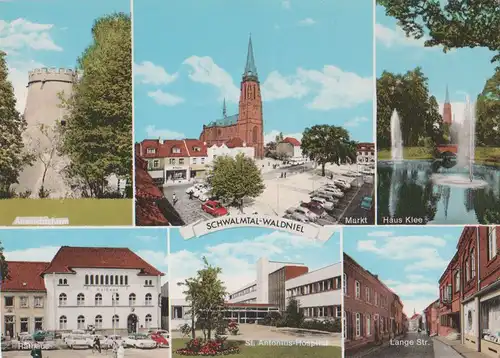 Schwalmtal, Niederrhein - Waldniel u.a. Hospital - ca. 1975