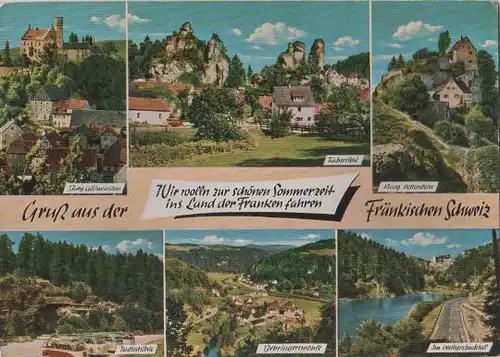 Pottenstein - Fränkische Schweiz u.a. Weihersbachtal - 1974