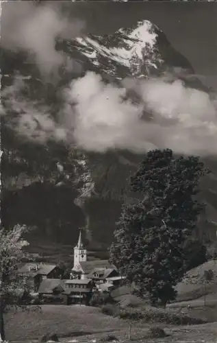 Schweiz - Schweiz - Grindelwald - Kirche mit Eiger - 1951