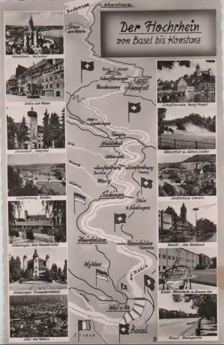 Rhein - Hochrhein - u.a. Säckingen - ca. 1960