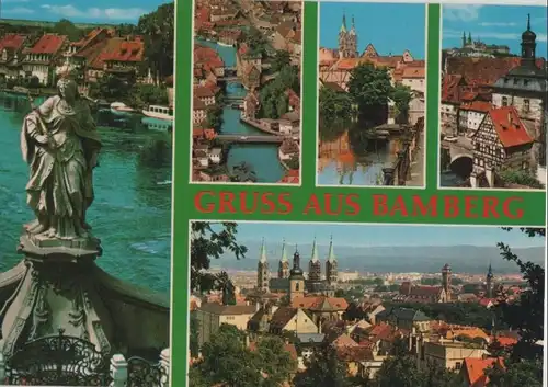 Bamberg - 5 Teilbilder - ca. 1980