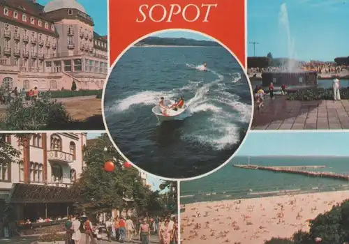 Polen - Polen - Sopot - u.a. Grand Hotel - ca. 1975