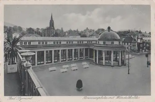 Bad Pyrmont - Brunnenplatz - ca. 1955