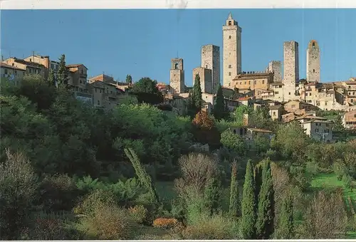 Italien - Toscana - Italien - Blick auf San Gimignano