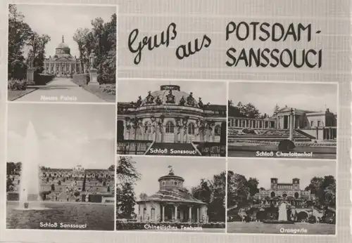 Potsdam, Sanssouci - u.a. Neues Palais - 1969