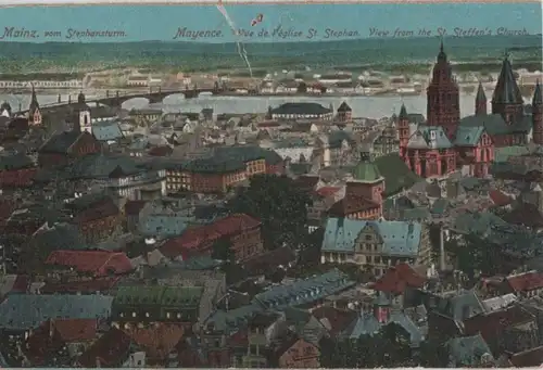 Mainz - vom Stephansturm - ca. 1920
