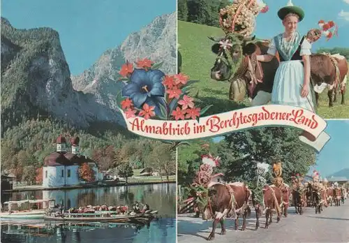 Berchtesgaden - vorbei an St. Bartholomä und der Watzmannostwand - ca. 1975