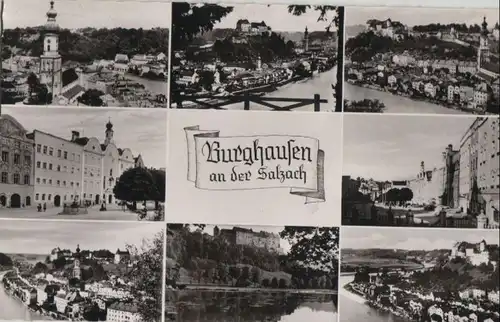 Burghausen - 8 Teilbilder - 1963