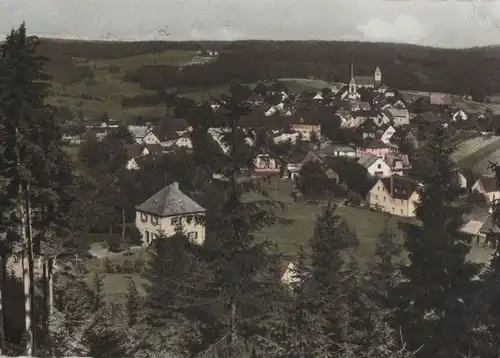 Bischofsgrün - Blick vom Hügelfelsen - 1957