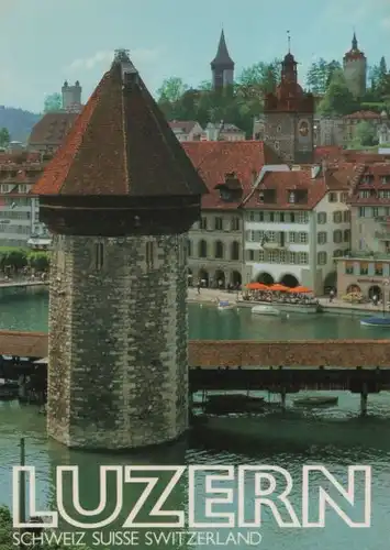 Schweiz - Schweiz - Luzern - mit Kapellbrücke - ca. 1985
