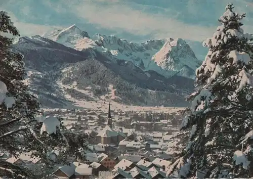 Garmisch-Partenkirchen - gegen Zugspitze - 1962