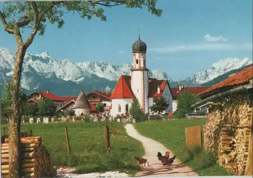 Wallgau - Dorfidylle - 1990