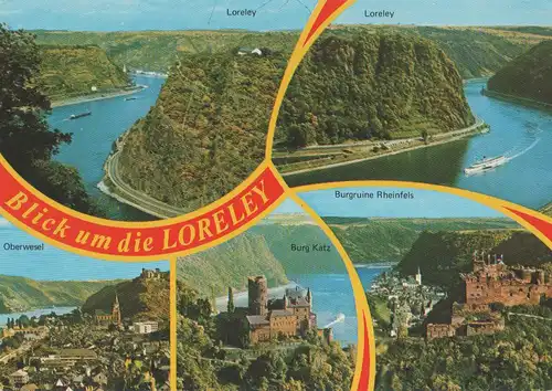 Loreley - u.a. Burg Katz - ca. 1985