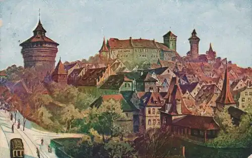 Nürnberg - Hallertorpanorama - 1931