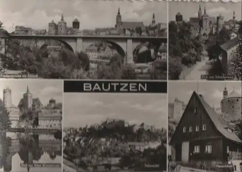 Bautzen - u.a. Blick vom Scharfenweg - 1973