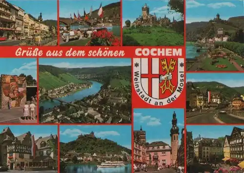 Cochem - 11 Teilbilder - 1987