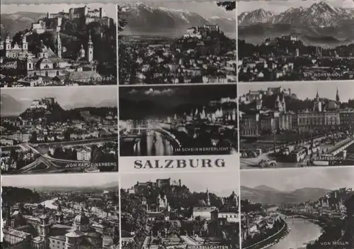 Österreich - Österreich - Salzburg - u.a. von der Festung - ca. 1965