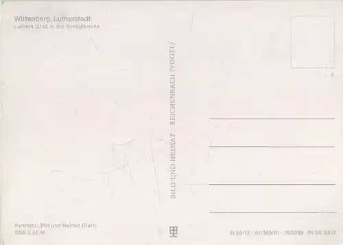 Wittenberg - Luthers Grab