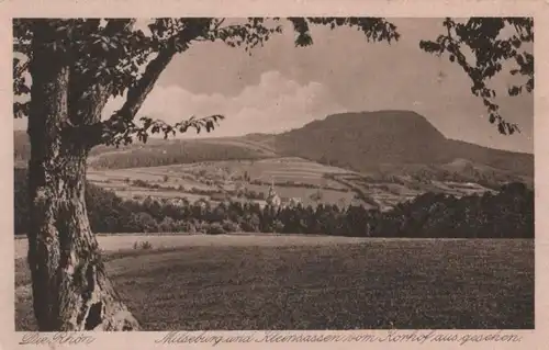 Milseburg - und Kleinsassen vom Korhof gesehen - ca. 1935