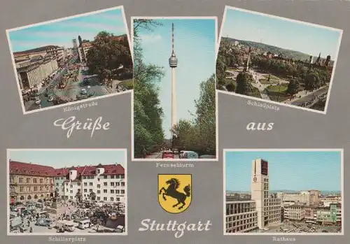 Stuttgart u.a. Rathaus - ca. 1975