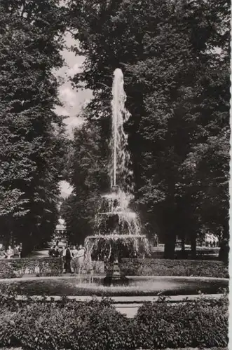 Bad Pyrmont - Springbrunnen in Hauptallee - 1958