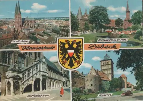 Lübeck u.a. Burgtor - 1967