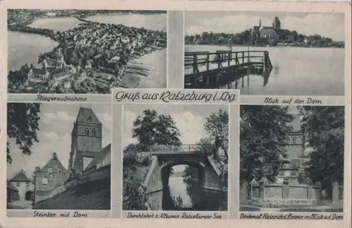 Ratzeburg - u.a. Fliegeraufnahme - ca. 1955