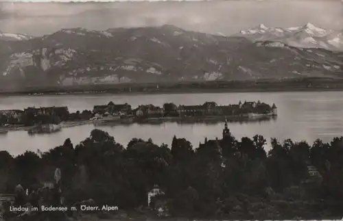 Lindau - mit Österr. Alpen - 1957