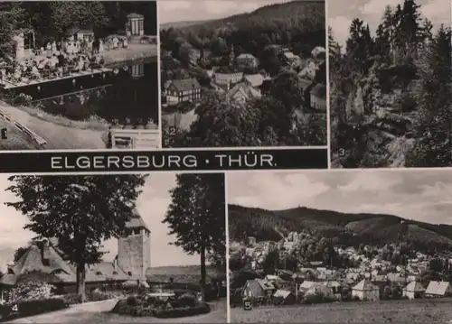Elgersburg - u.a. Blick vom Schloß - 1975