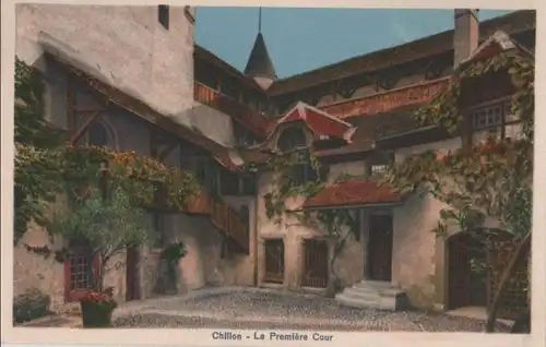 Schweiz - Schweiz - Chillon - La Premiere Cour - ca. 1950