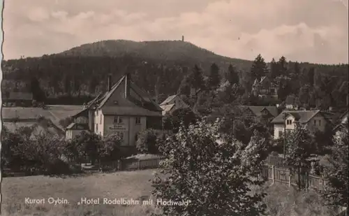 Kurort Oybin - Hotel Rodelbahn mit Hochwald - 1959