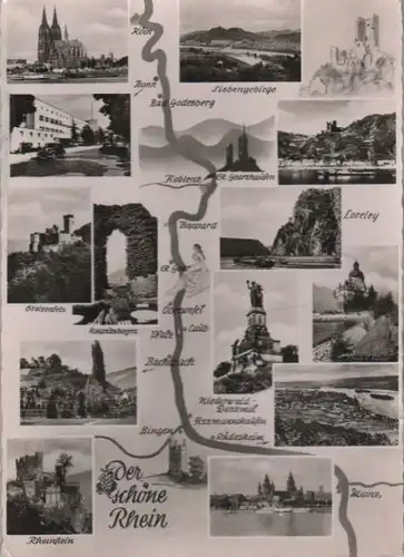 Rhein - mit 13 Bildern - 1957