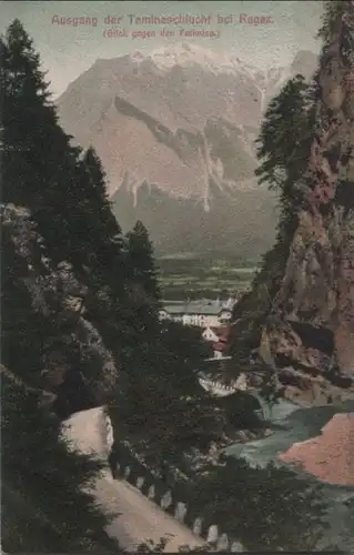 Schweiz - Schweiz - Bad Ragaz - Ausgang der Taminaschlucht - 1908