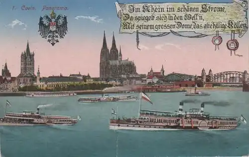 Coeln Köln - Panorama - 1925