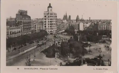 Spanien - Spanien - Barcelona - Plaza de Cataluna - ca. 1955