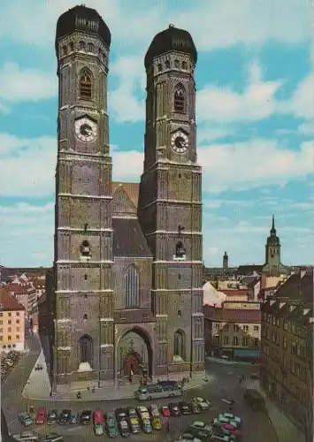 München - Frauenkirche von vorne - ca. 1975