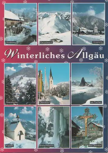 Allgäu - winterlich, u.a. Kanzelwand - ca. 2000
