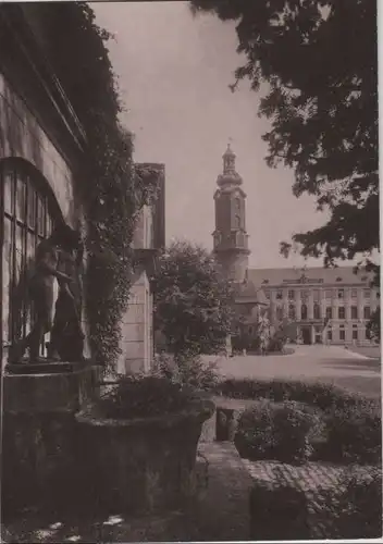 Weimar - Blick auf Bastille und Schloß - ca. 1965