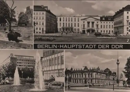 Berlin, Ostteil - u.a. Lindenkorso - 1972