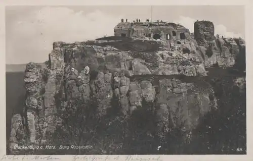 Blankenburg - Ruine Regenstein - 1930