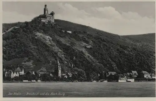 Braubach - und Marksburg - ca. 1955