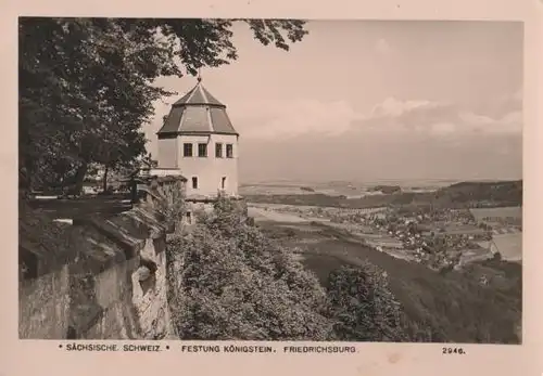 Sächs. Schweiz - Festung Königstein - ca. 1955