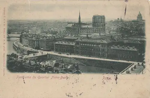 Frankreich - Paris - Frankreich - Panorama du Qauartier Notre Dame
