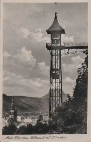Bad Schandau - Fahrstuhl mit Lilienstein - ca. 1935
