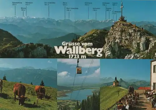 Wallberg - Gipfelpanorama - ca. 1980