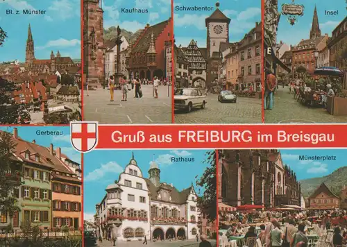 Freiburg - u.a. Schwabentor - ca. 1985