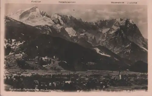 Garmisch-Partenkirchen - mit Zugspitzmassiv - 1944