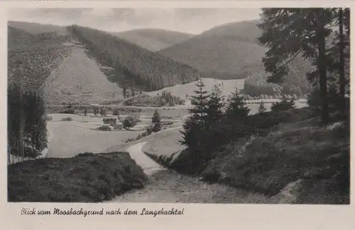 Langebachtal - Blick vom Moosgrund - 1952