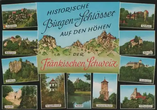 Fränkische Schweiz - Historische Burgen und Schlösser - ca. 1980