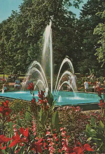 Bad Driburg - Fontäne im Park - ca. 1980